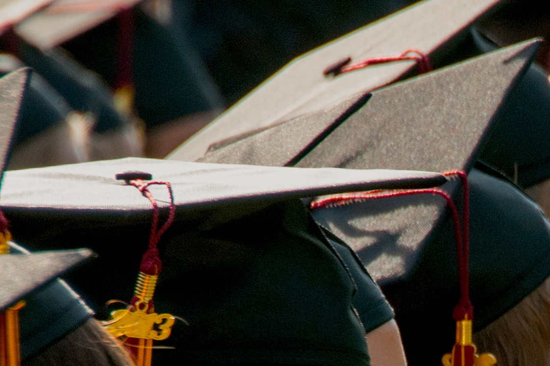 Graduation ceremony hats.