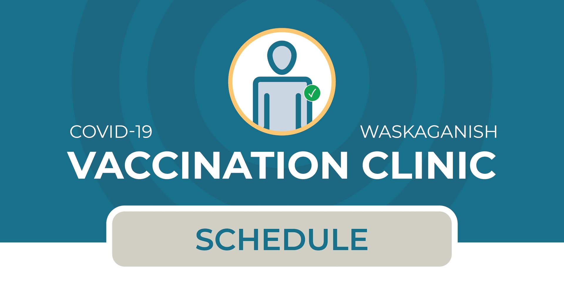COVID-19 vaccination schedule for Waskaganish