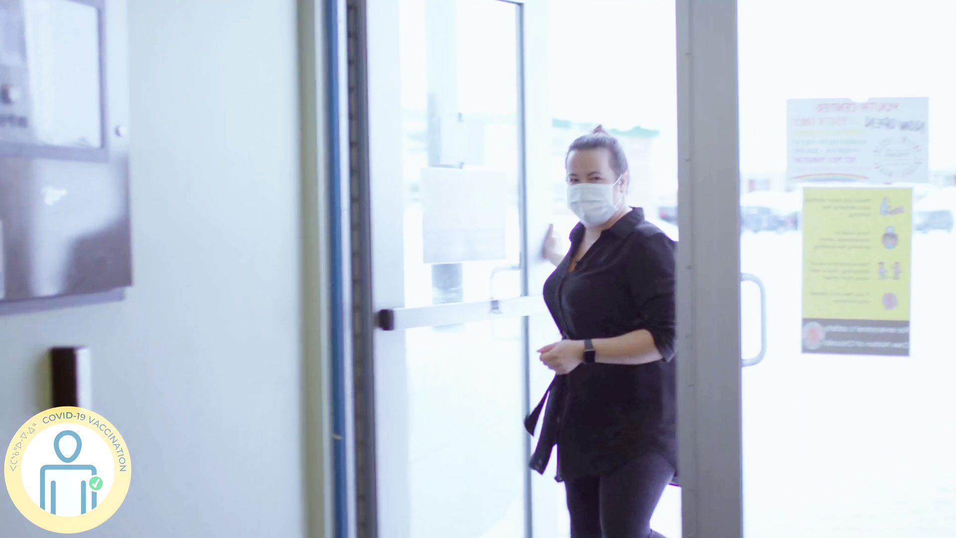 Sophie Rivet enters the Youth Centre