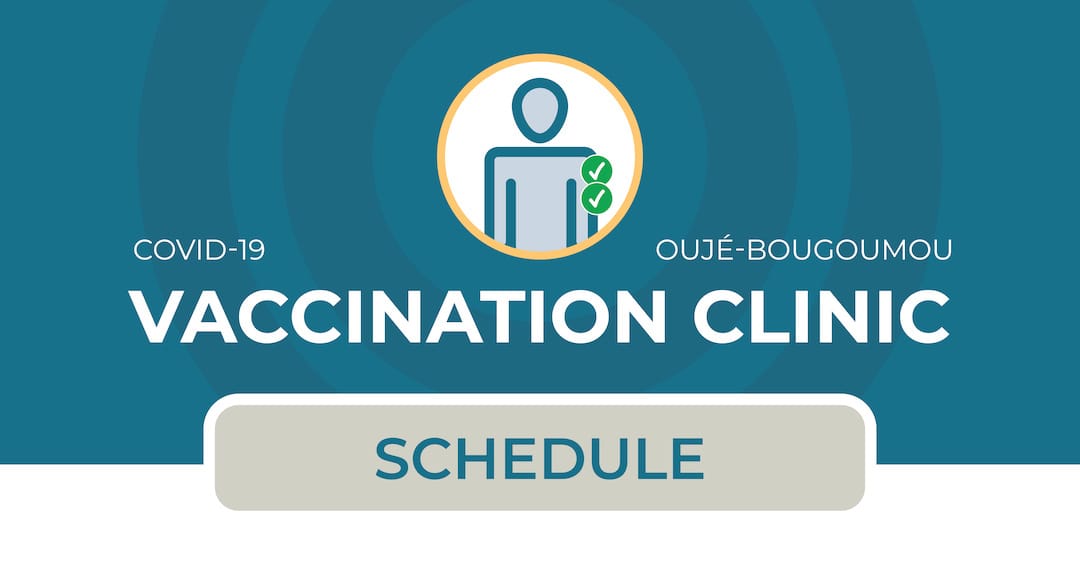 Vaccination clinic in Oujé-Bougoumou (2nd dose)