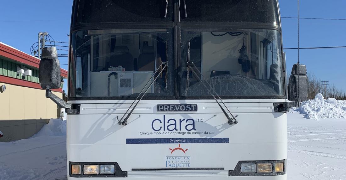 Front of Clara Bus