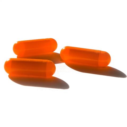 three orange pills