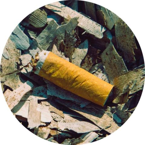 Discarded cigarette